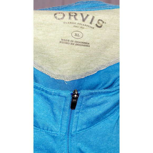 Orvis Classic Collection Long Sleeve 1/4 Zip Shirt - Picture 3 of 4